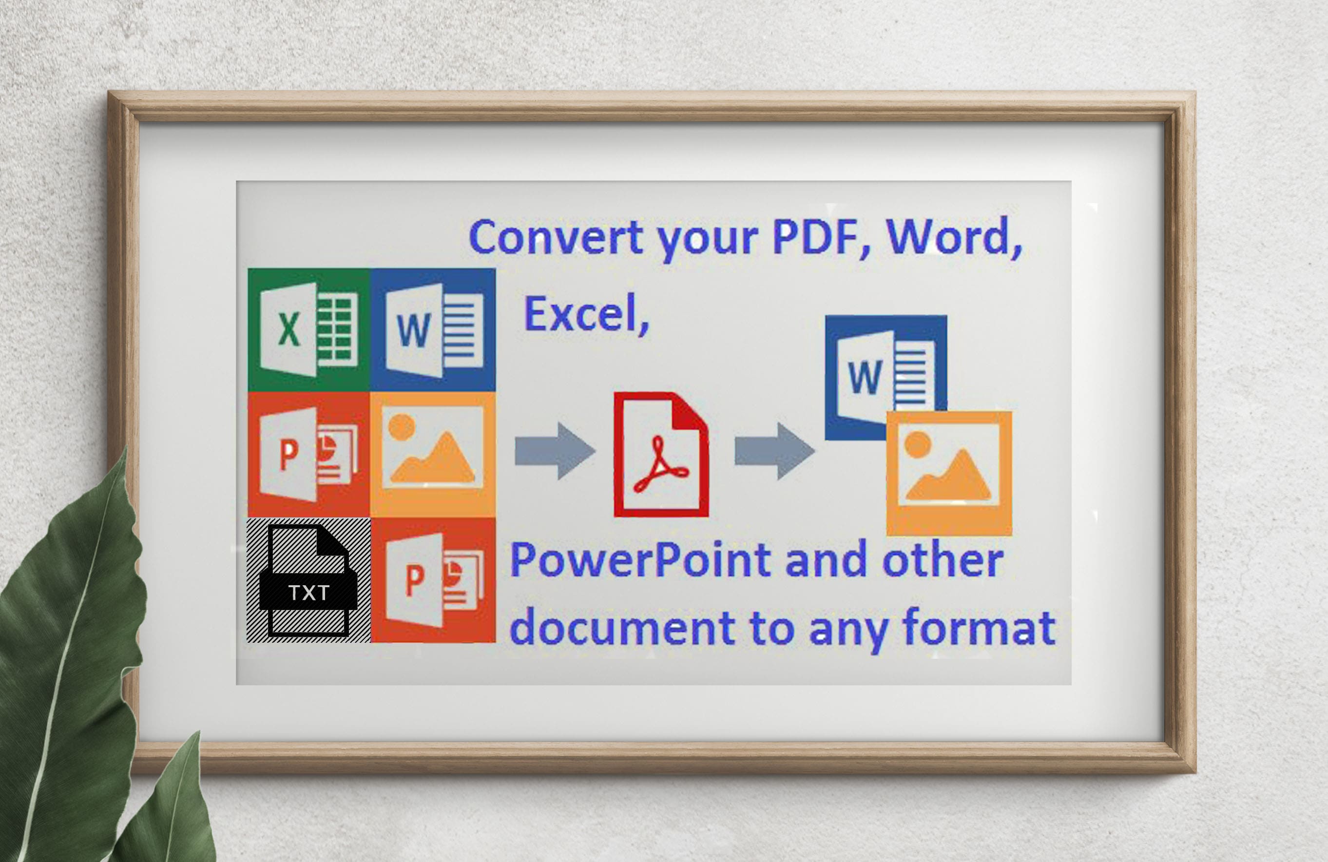 Convert Xls Doc Ppt Jpg Png Txt Pdf By Simpleaks Fiverr