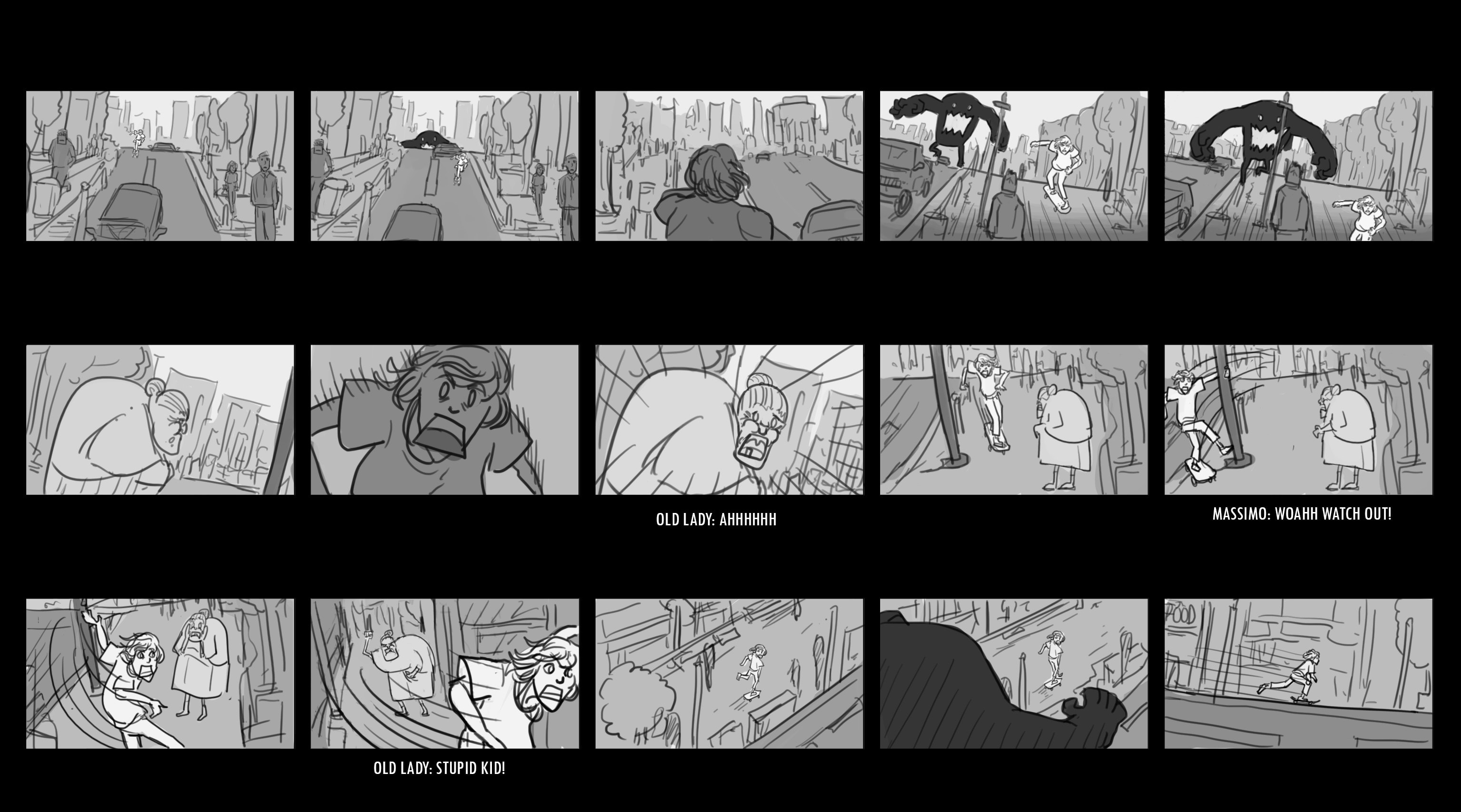 Create an outstanding storyboard for animation, film,commercial by Pkahn189  | Fiverr