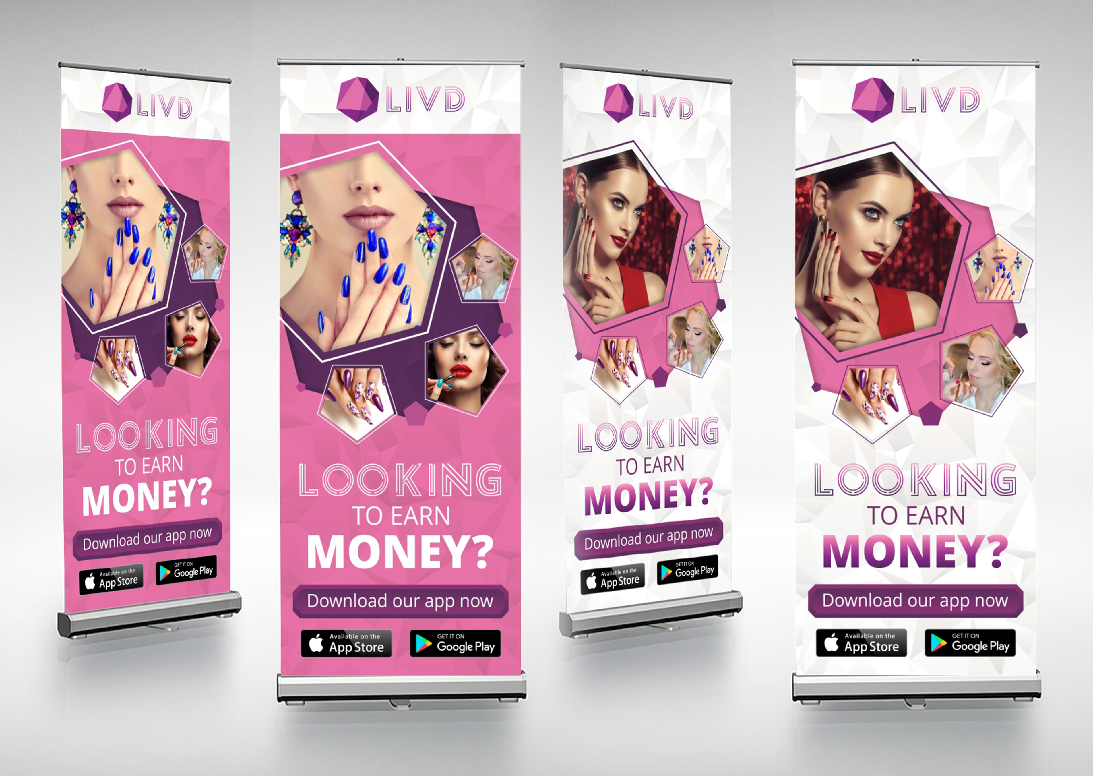 Design Creative Roll Up Banner Pop Up Pull Up In 12 Hours By