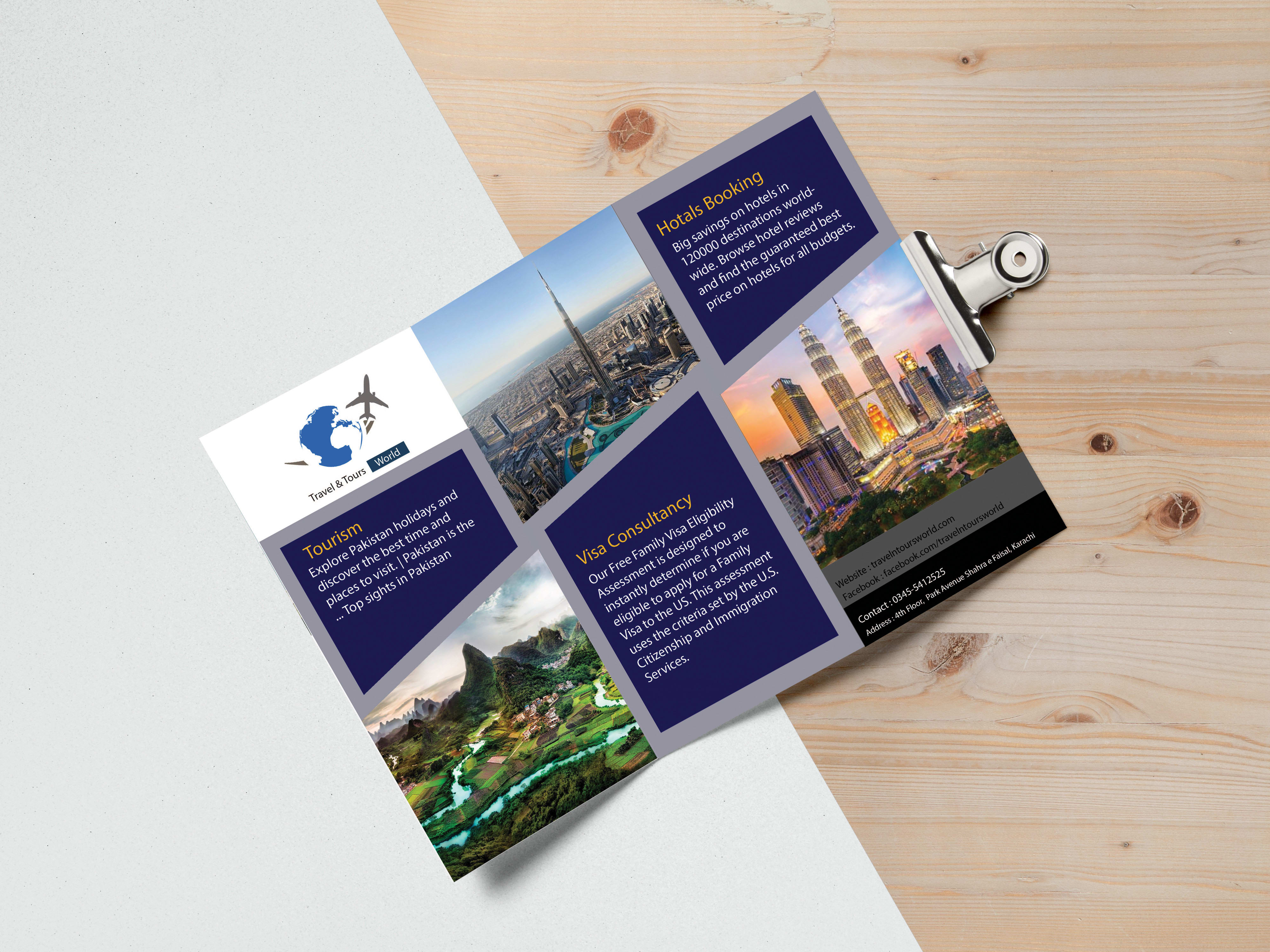 Design a professional brochure, visiting card and flyer by Farrukhaleem31 |  Fiverr