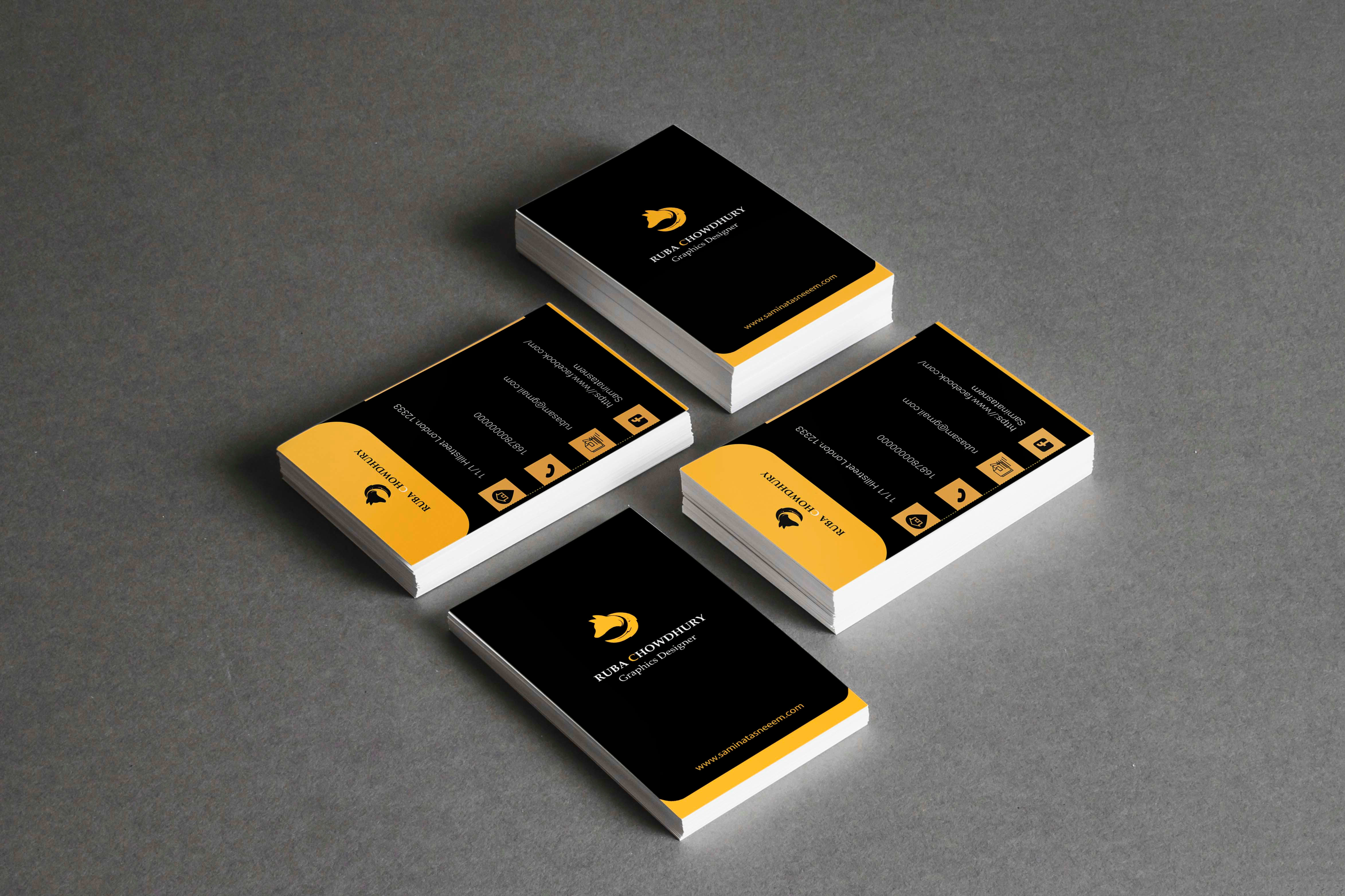 custom visiting card