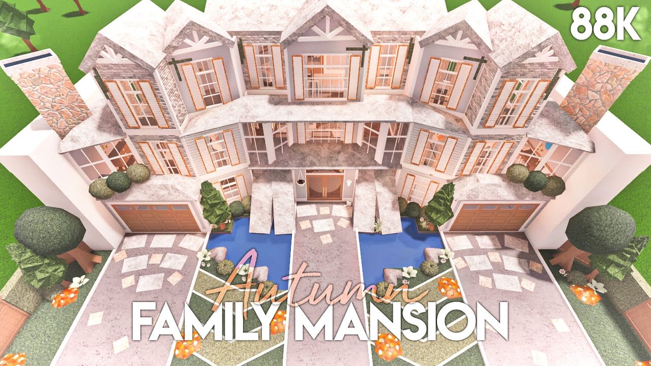 Bloxburg, Family Mansion, House Build, Roblox in 2023