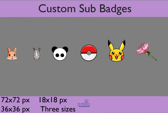 Twitch Sub Badge Makers (Free & Premium) - Design Hub