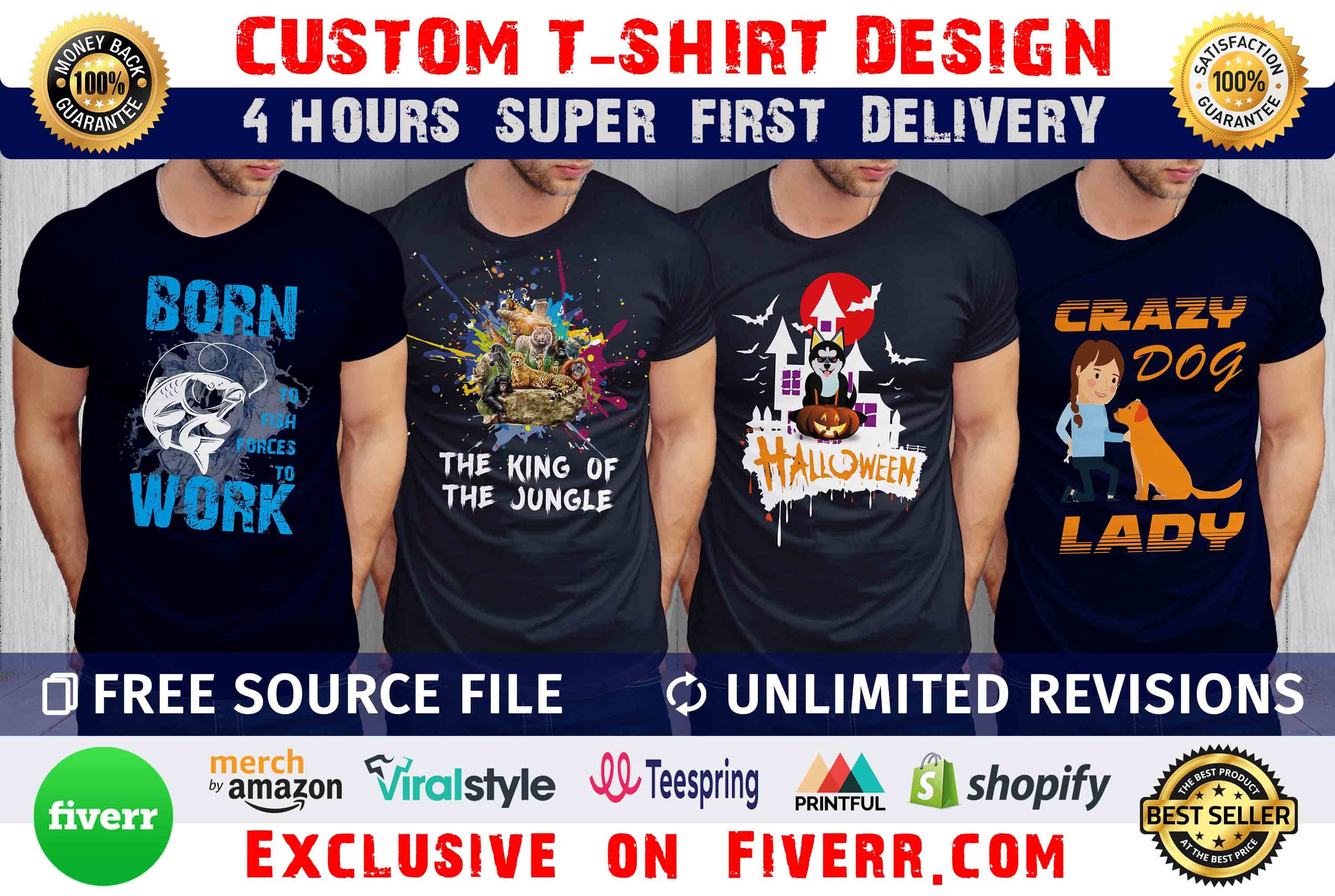 fiverr t shirt design