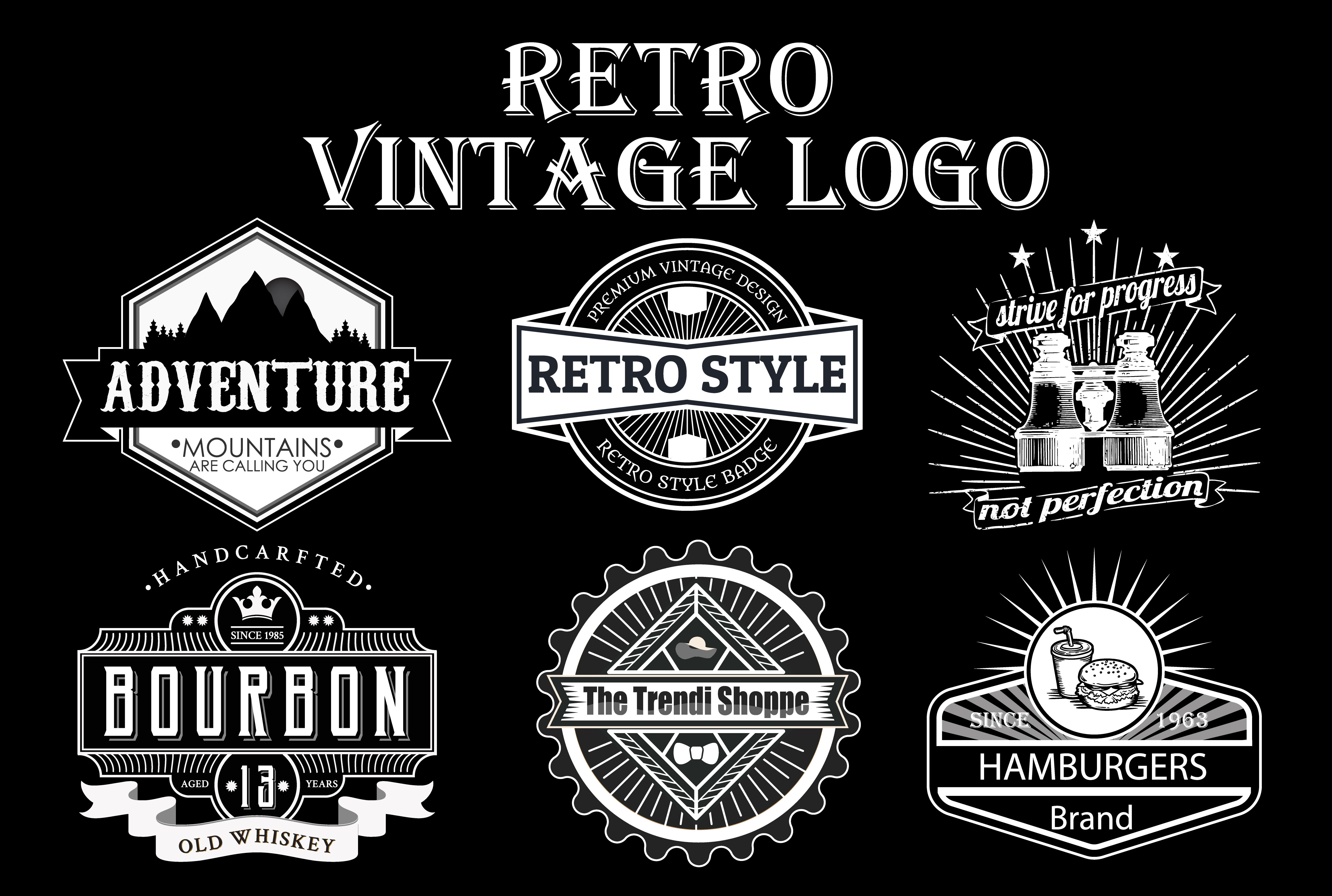 Download Design Retro Vintage Logo By Aria Rose Fiverr