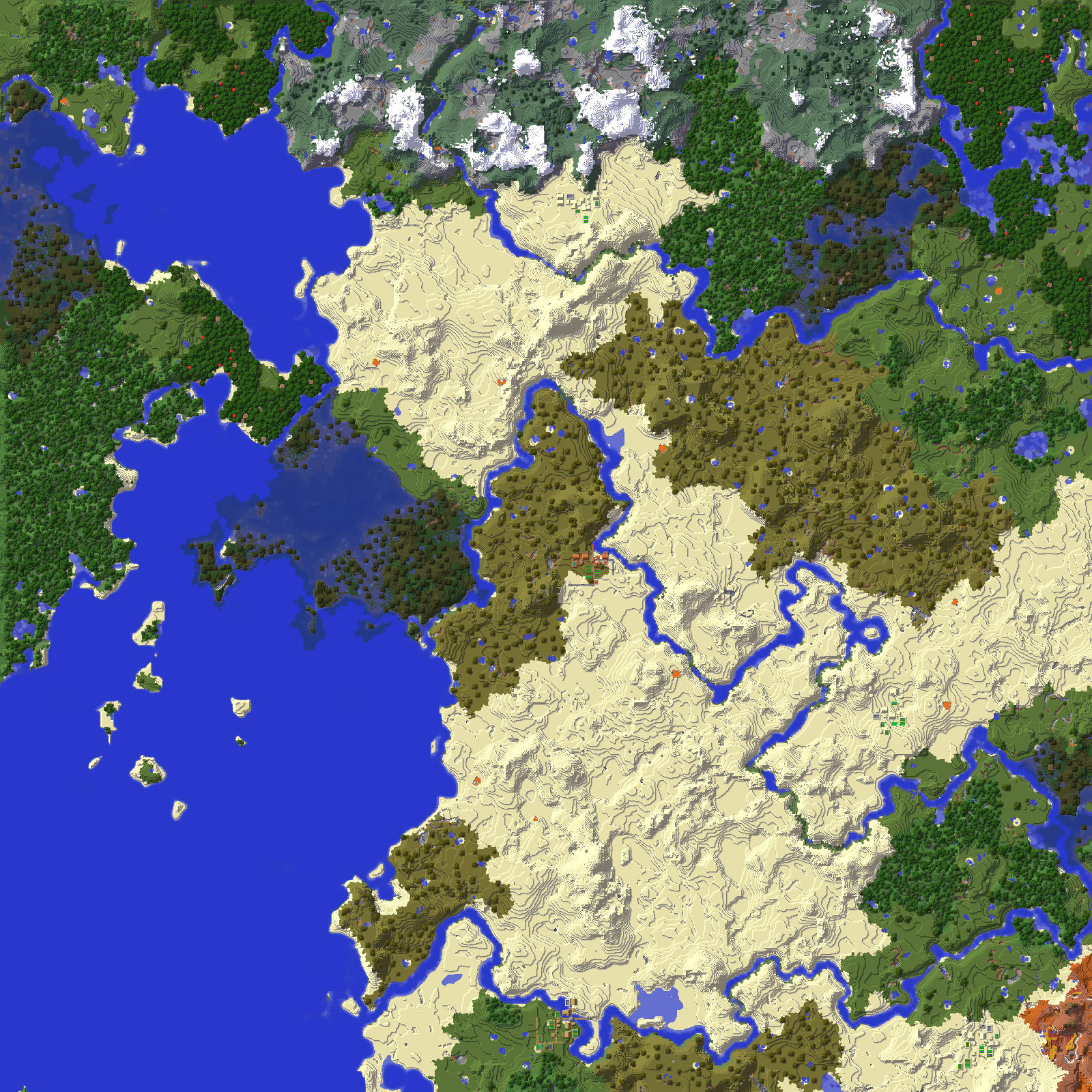 Minecraft seed map - clicksfoz