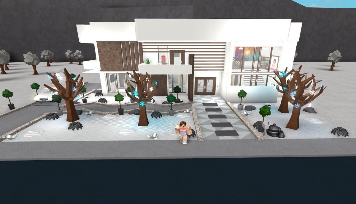House Plans Bloxburg One Story Modern House Amazing Stories #roblox #bloxburg #welcometobloxburghi this is unusual for me to upload todayum so yesthis build was made by the huge help of anix and rafi!! house plans bloxburg one story modern