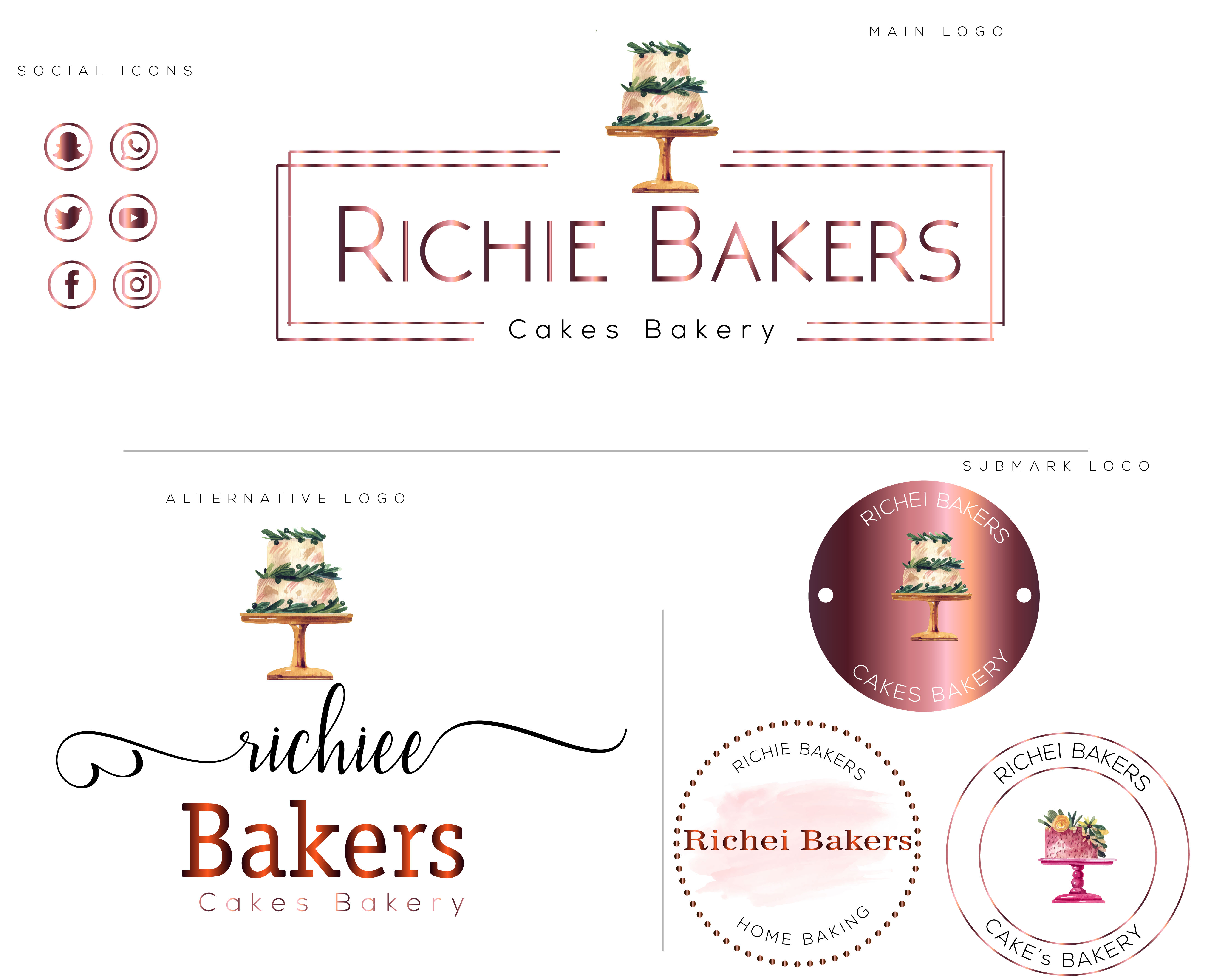 Design Cake Cookies Cupcake Or Bakery Products Logo By Kamalsons1