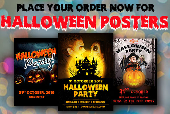 Design Best Halloween Posters Or Halloween Flyers By Mariamabid