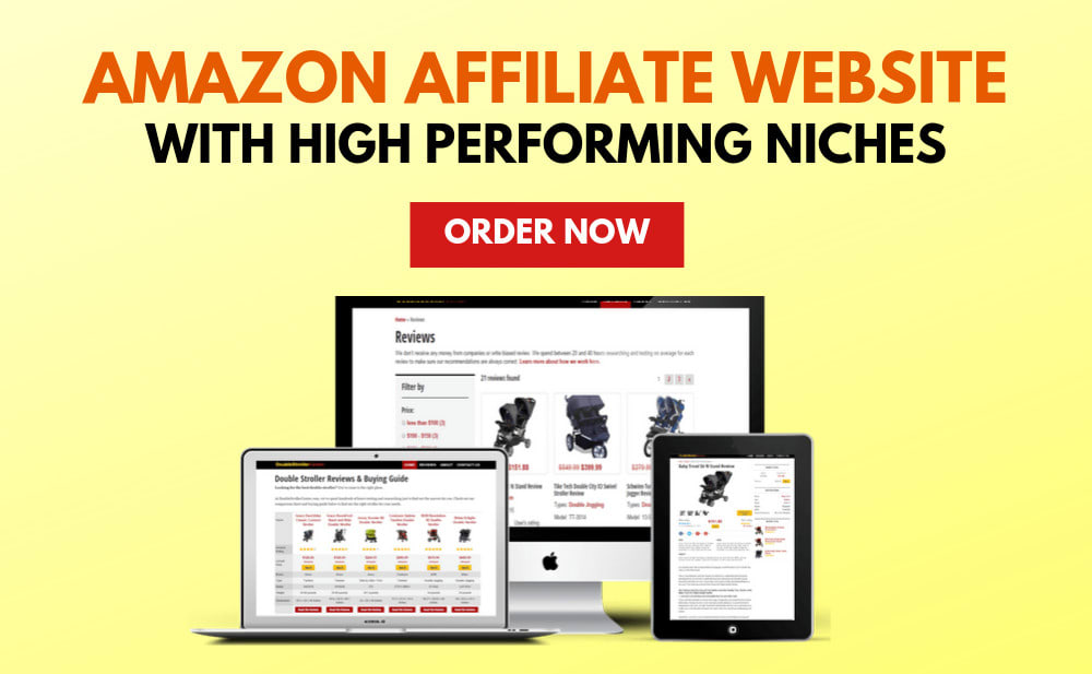 Build amazon affiliate website with a profitable niche by Priyarajendran7 |  Fiverr