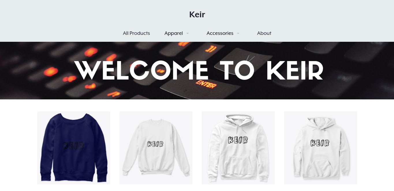 Online merch store Clearance