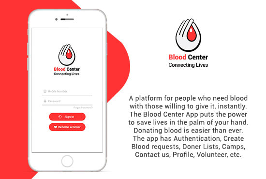 Do Complete Blood Donation App By Ajayrandhawa647 Fiverr