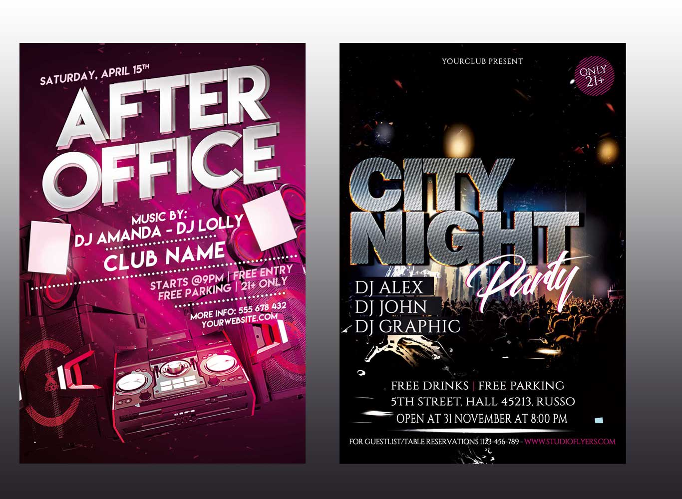 Design party flyer and event flyers within 8 hrs by Designerharoon | Fiverr