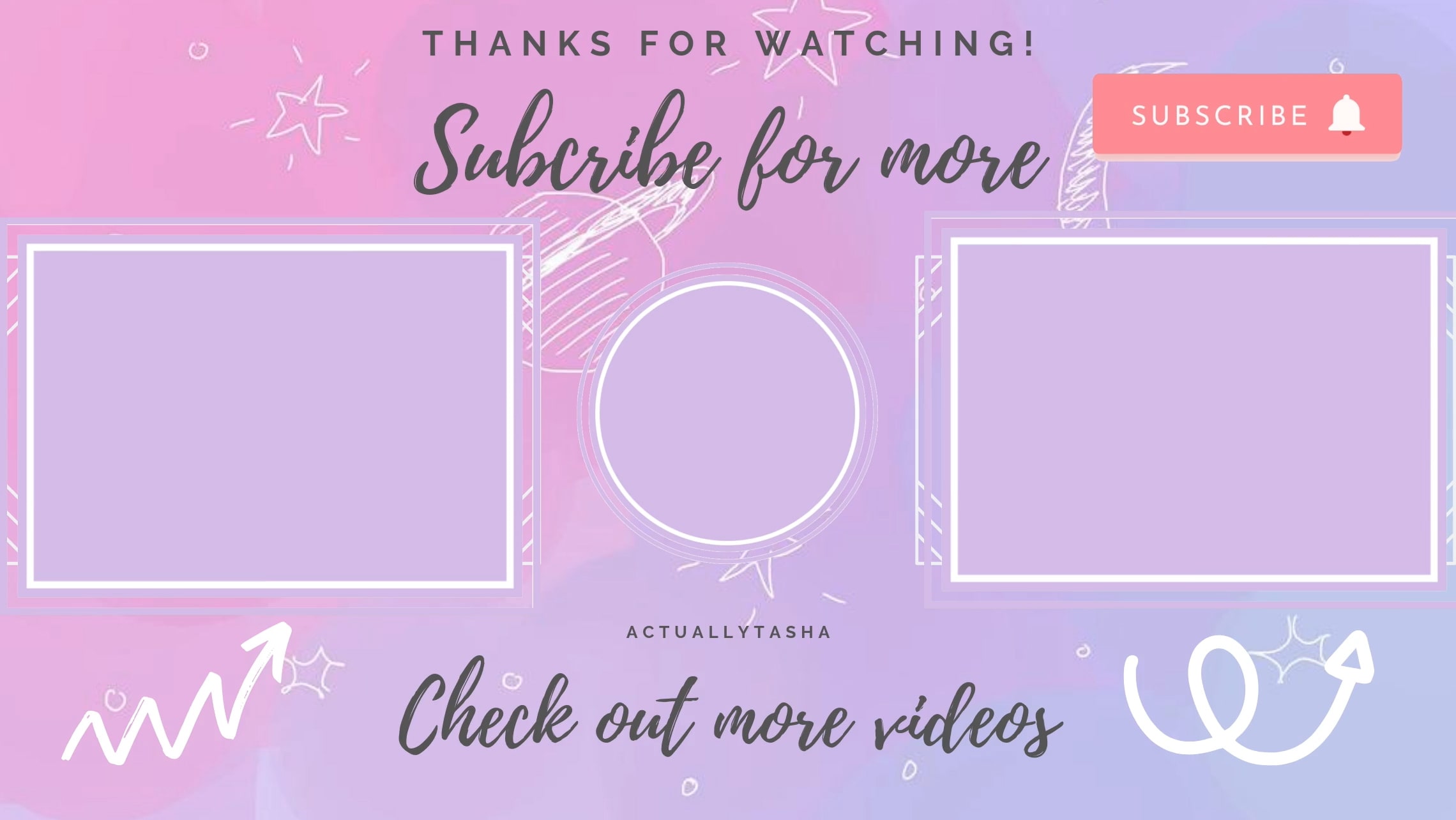 Make A Custom End Card For Your Youtube Channel By Actuallytasha Fiverr