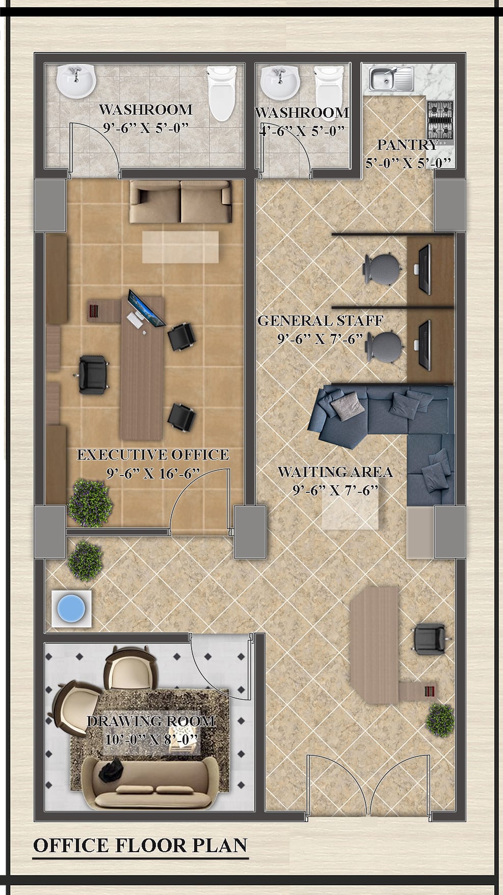 Modify Your Floor Plan Into A Photoshop Colored Presentation Form By Mukhlismemon Fiverr