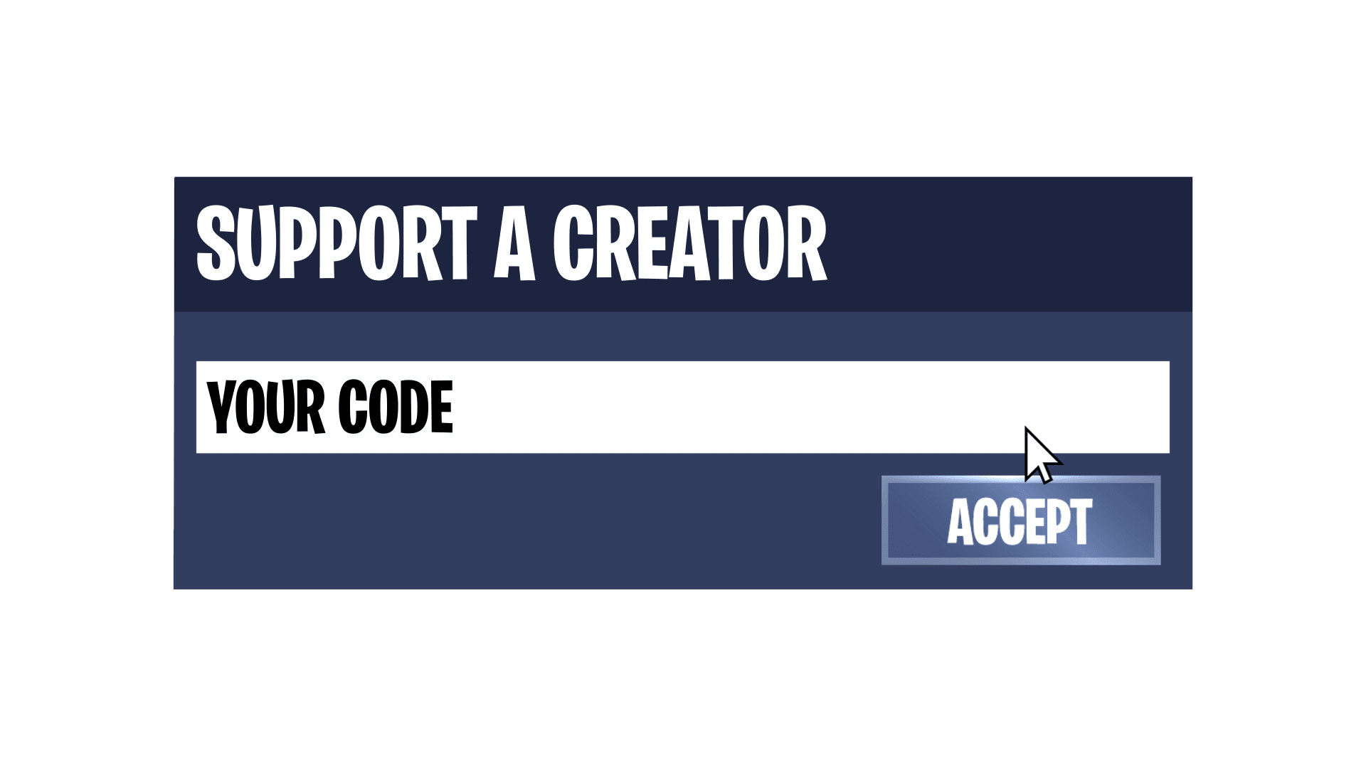 Use Code Fortnite Png Create Fortnite Support Creator Code Animation By Drucoleman Fiverr