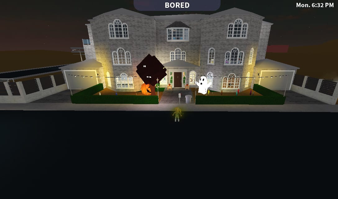 Decorating my Family House for HALLOWEEN! *UPDATE* Roblox Bloxburg 