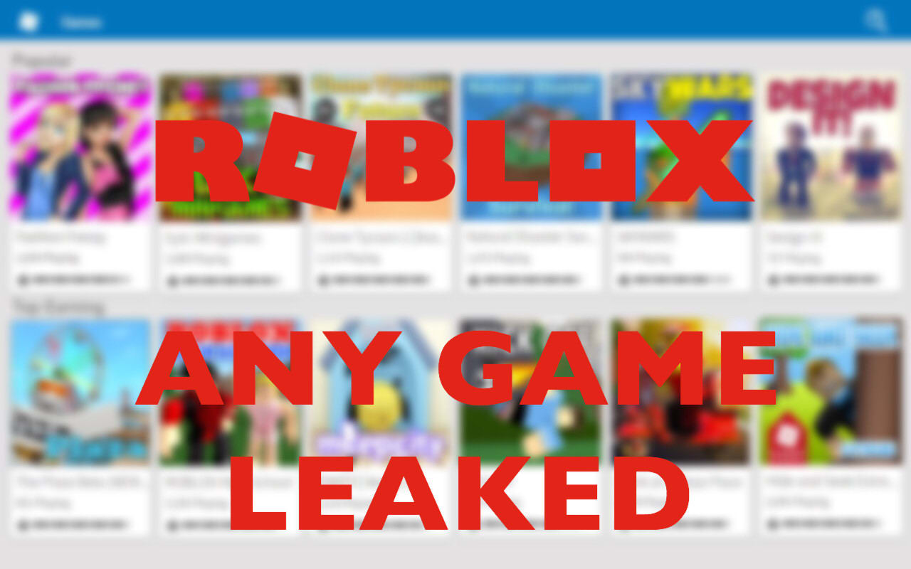 Leak Any Roblox Game By Skepality