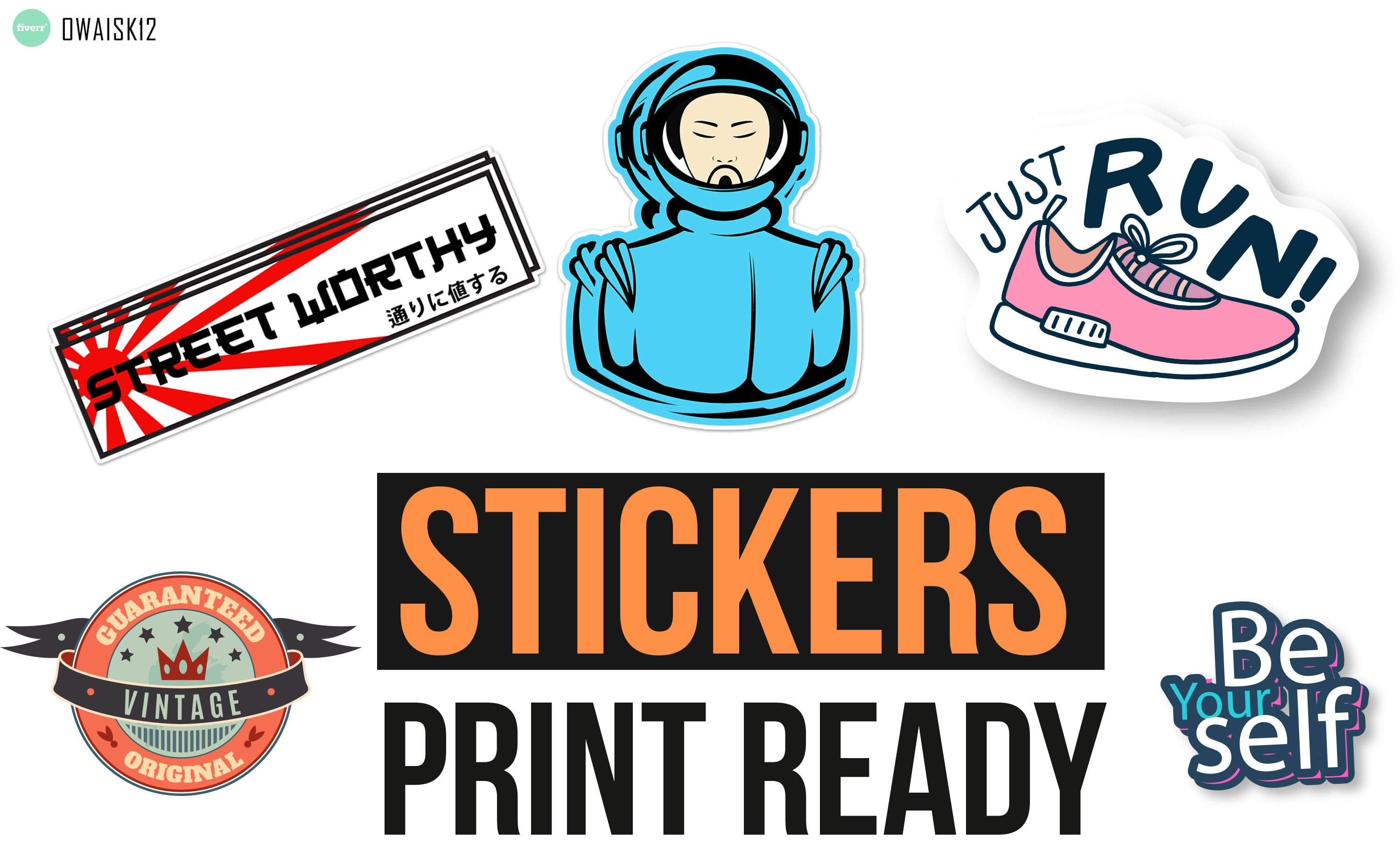 Label Stickers Logo Design