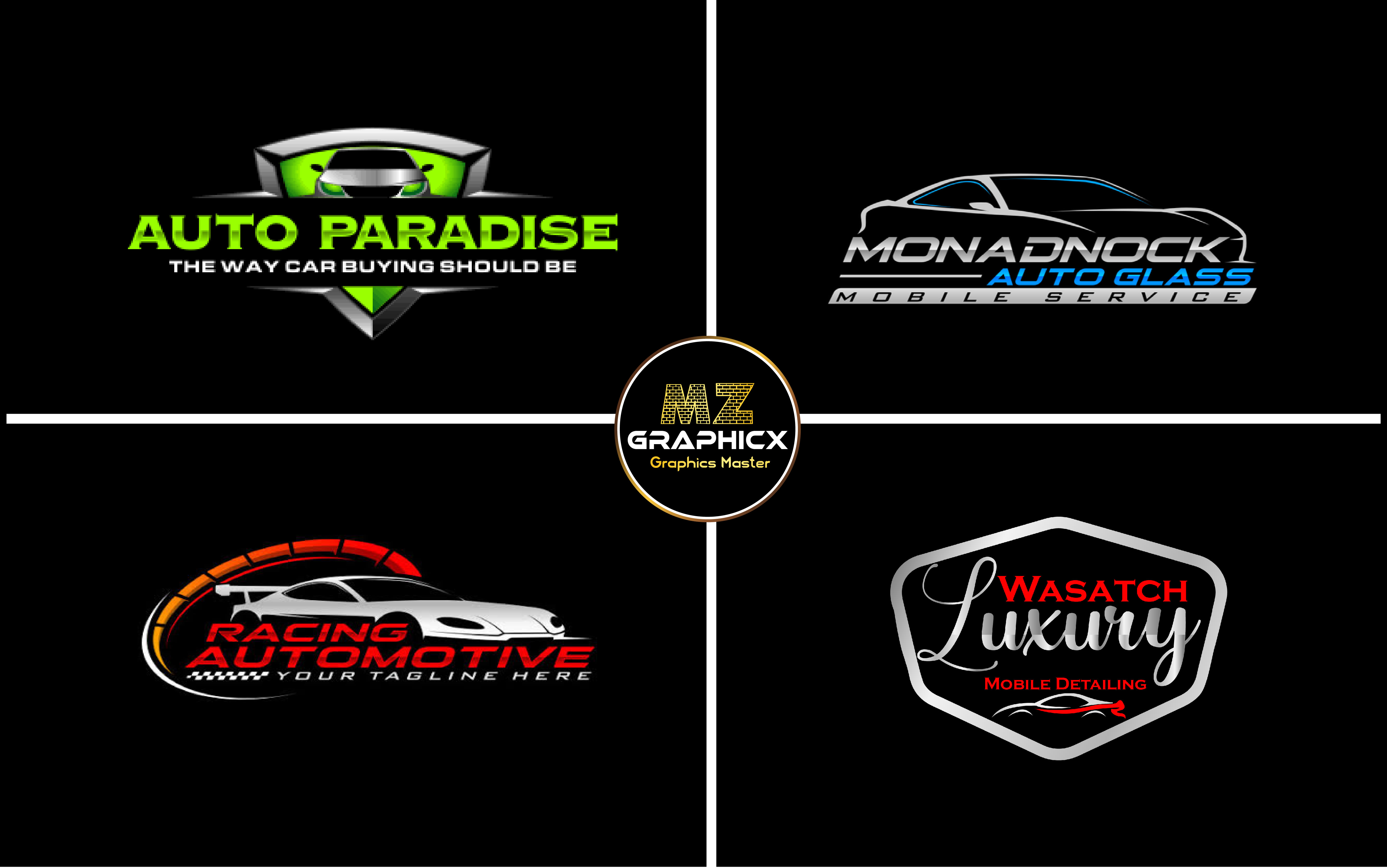 Car Detailing Service Logo Design Gráfico por dimensi design · Creative  Fabrica