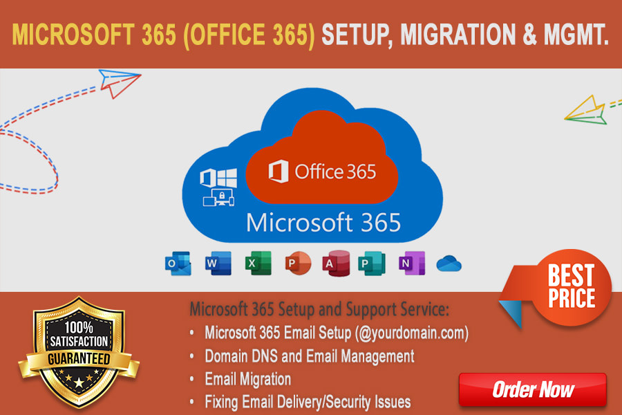 Setup microsoft 365 email for your domain by Cybawiz | Fiverr