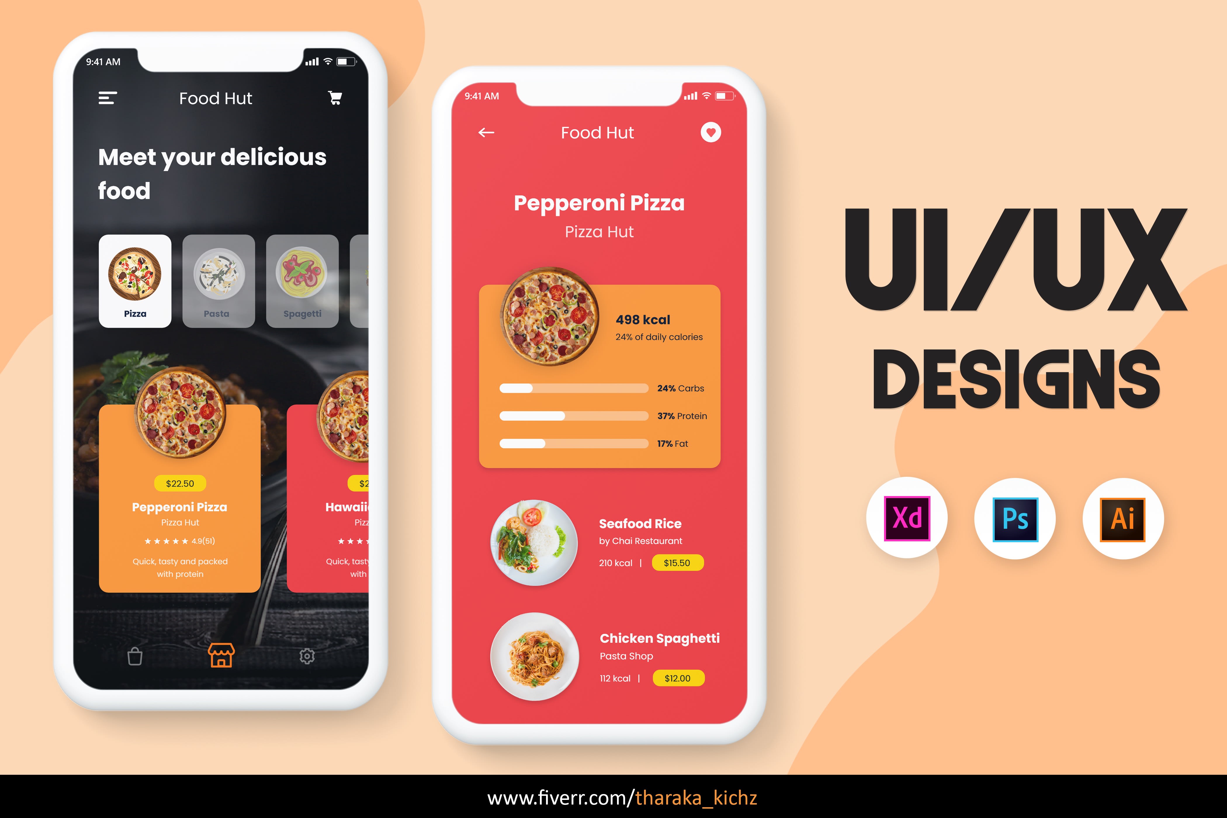 Download Design Creative Web Mobile App Ui Mockup By Tharaka Kichz Fiverr