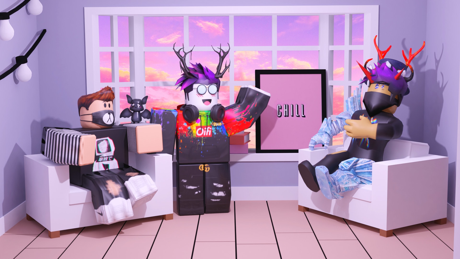 Design You A Custom Roblox Gfx Profile Picture By Gocrayzee - chill roblox profile