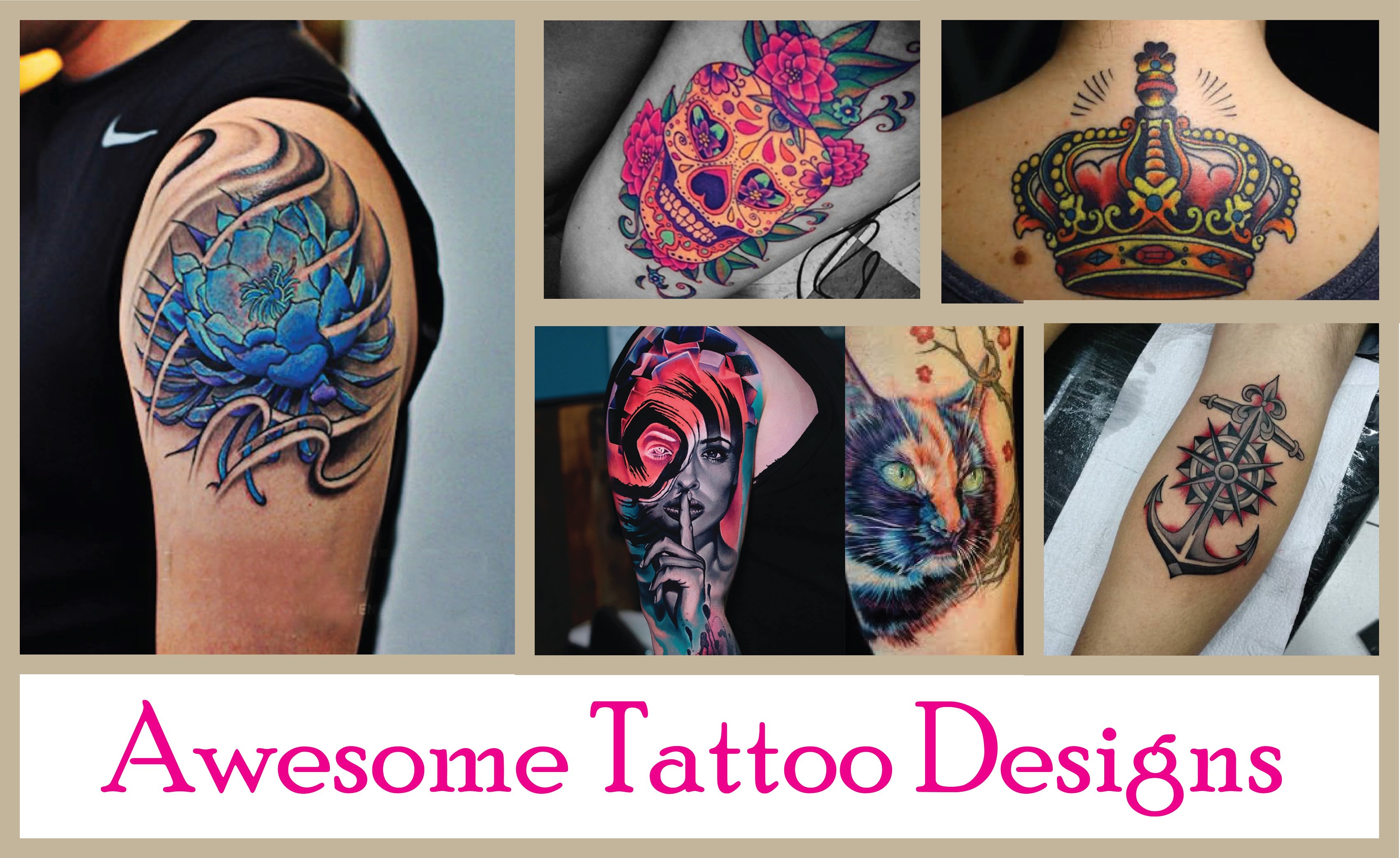 Make a colorful tattoo designs by Alikhalid23 | Fiverr