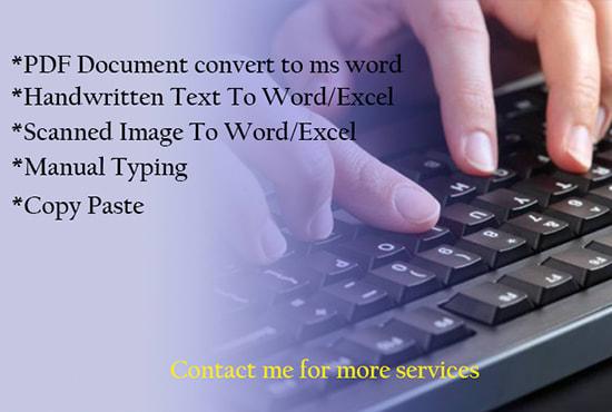 Do Manually Typing Work Pdf To Word Handwritten Text To Word