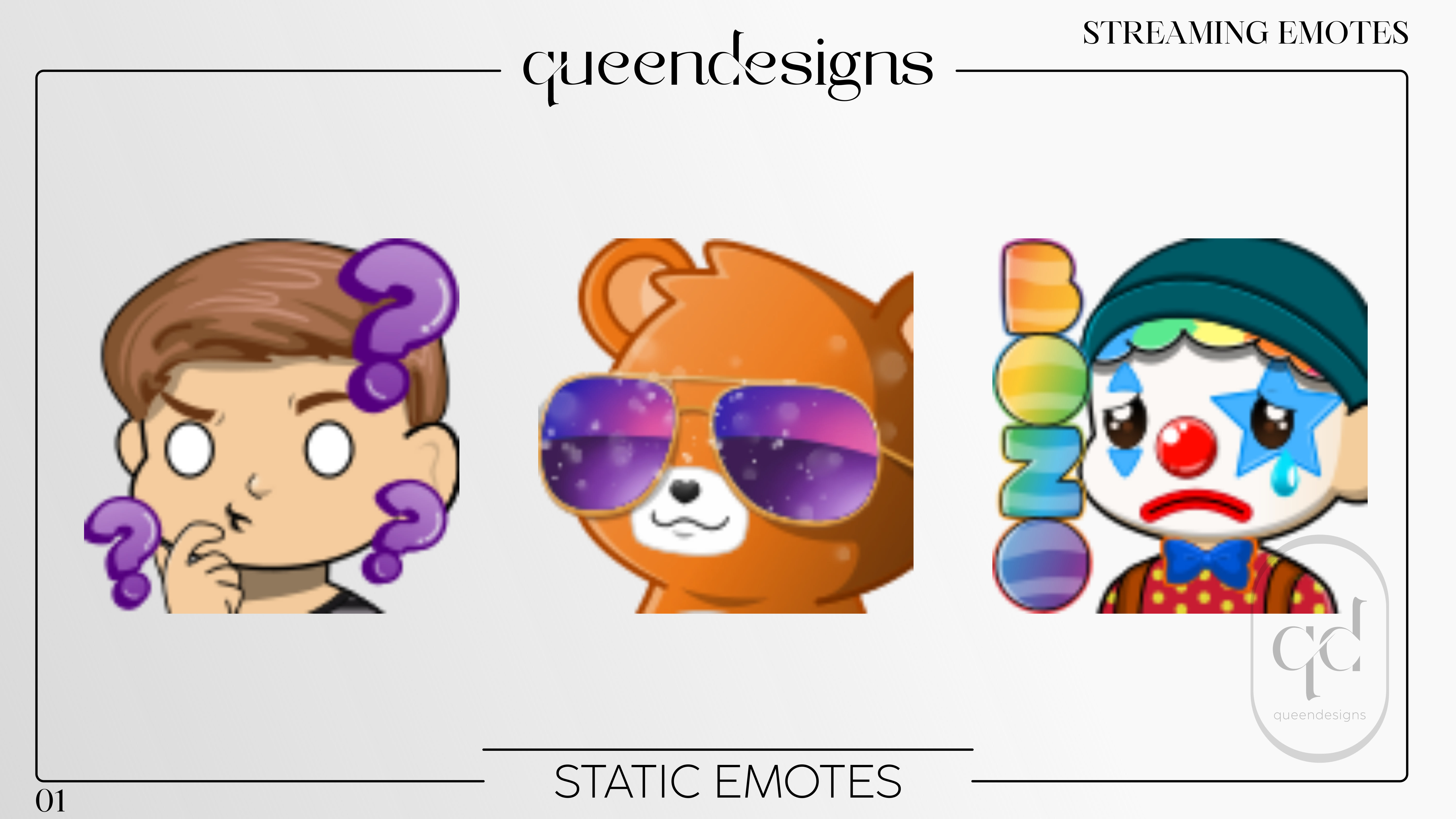 Emote for Streamer Static Emote Animated Emote Discord 