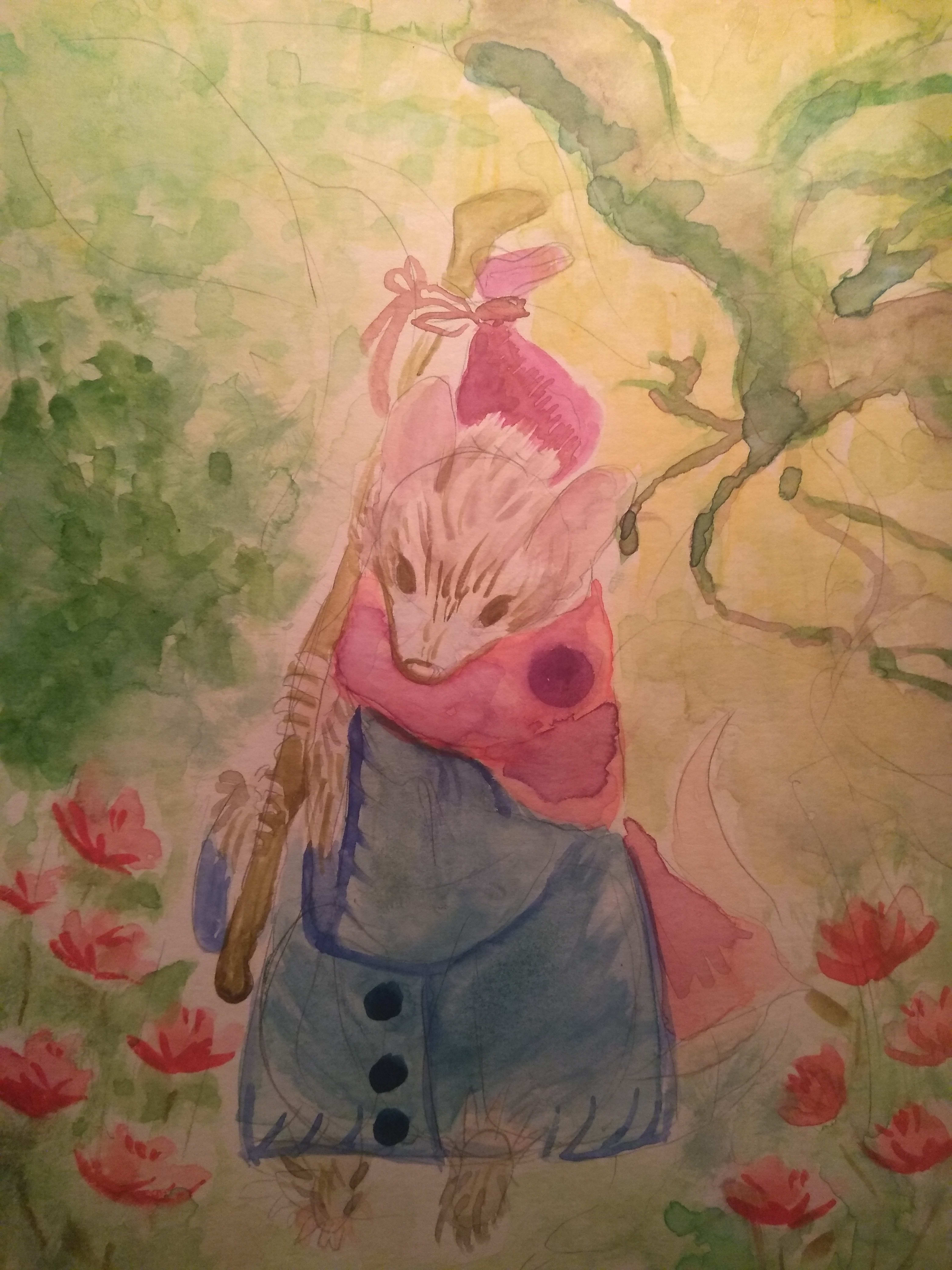 Paint A Watercolor Illustration By Laarevane