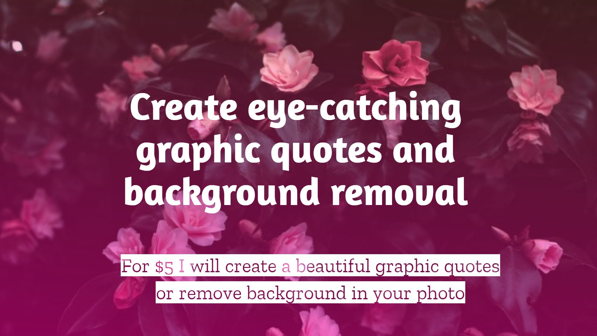 Create a beautiful quotes design, or remove background by Bethlaurry |  Fiverr