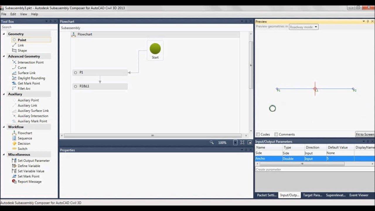 Desing Subassemblies For Your Corridors In Autocad Civil 3d By