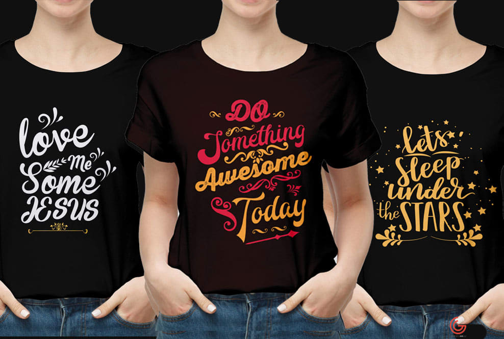 female t shirt design