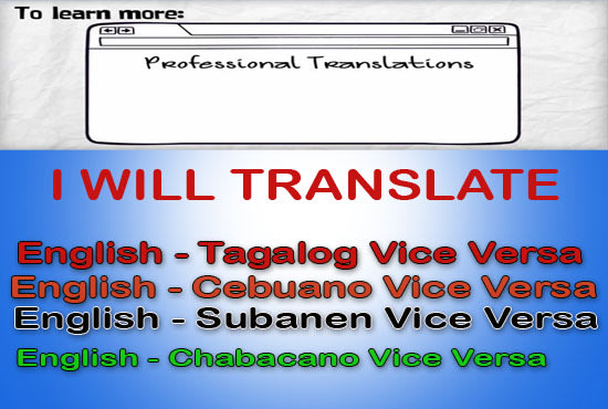 English to tagalog translate to ‎English To