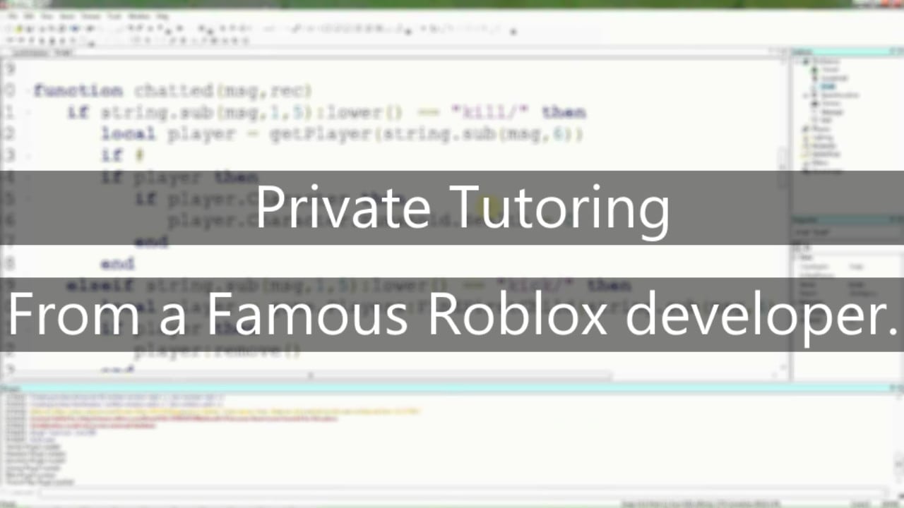 Teach You Roblox Scripting As A Professional Developer By Nitro Gen