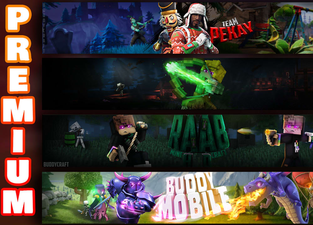 Create You A Professionel Youtube Banner By Buddydzn