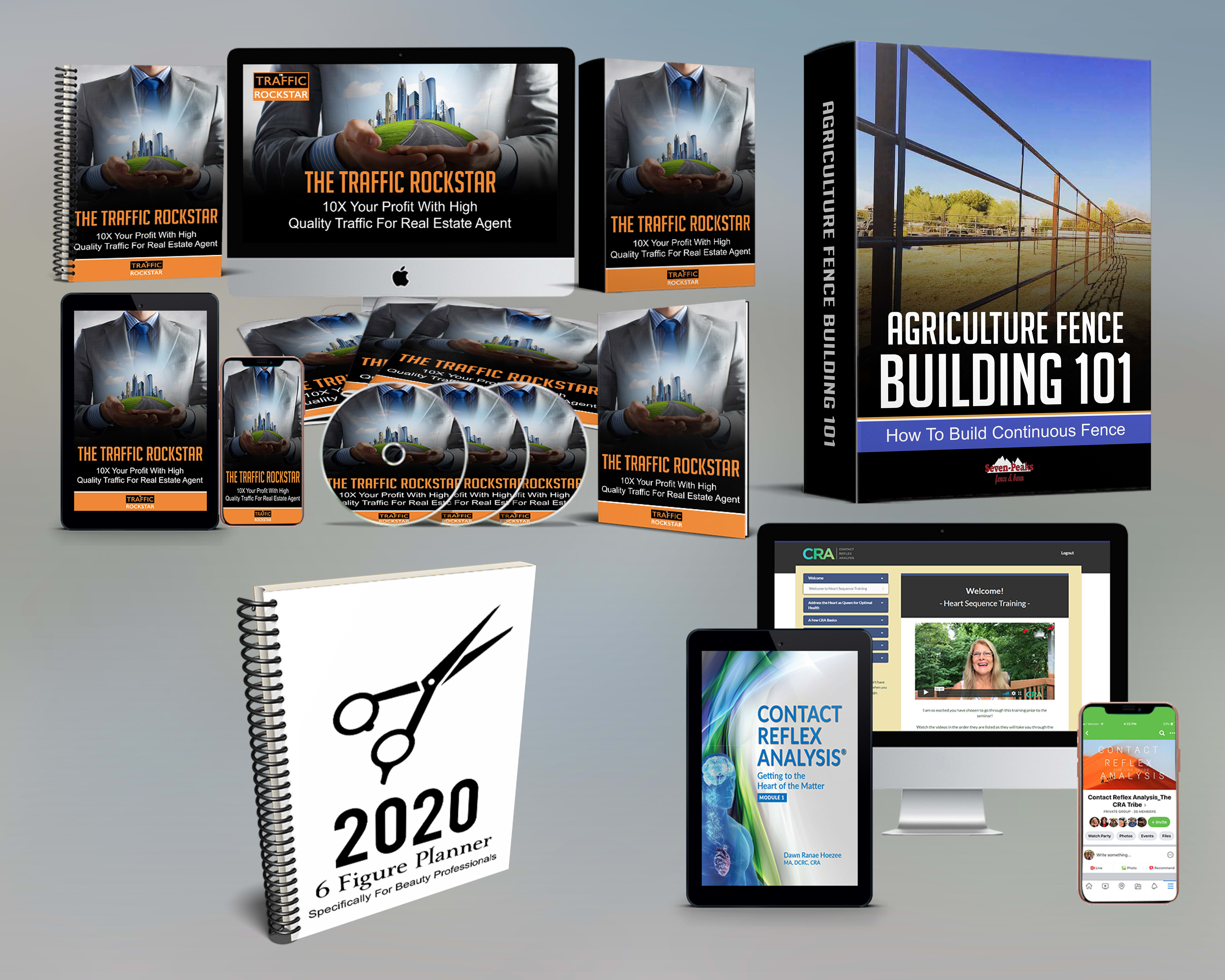 Design 3d Ecover Mockup Bundle Box Set Ebook Cover Dvd Cd For Online Course By Parker Graphics Fiverr