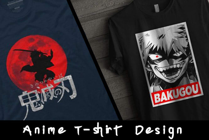 Edit And Design A Custom Anime Or Manga T Shirt Design By Kagawasan02 Fiverr
