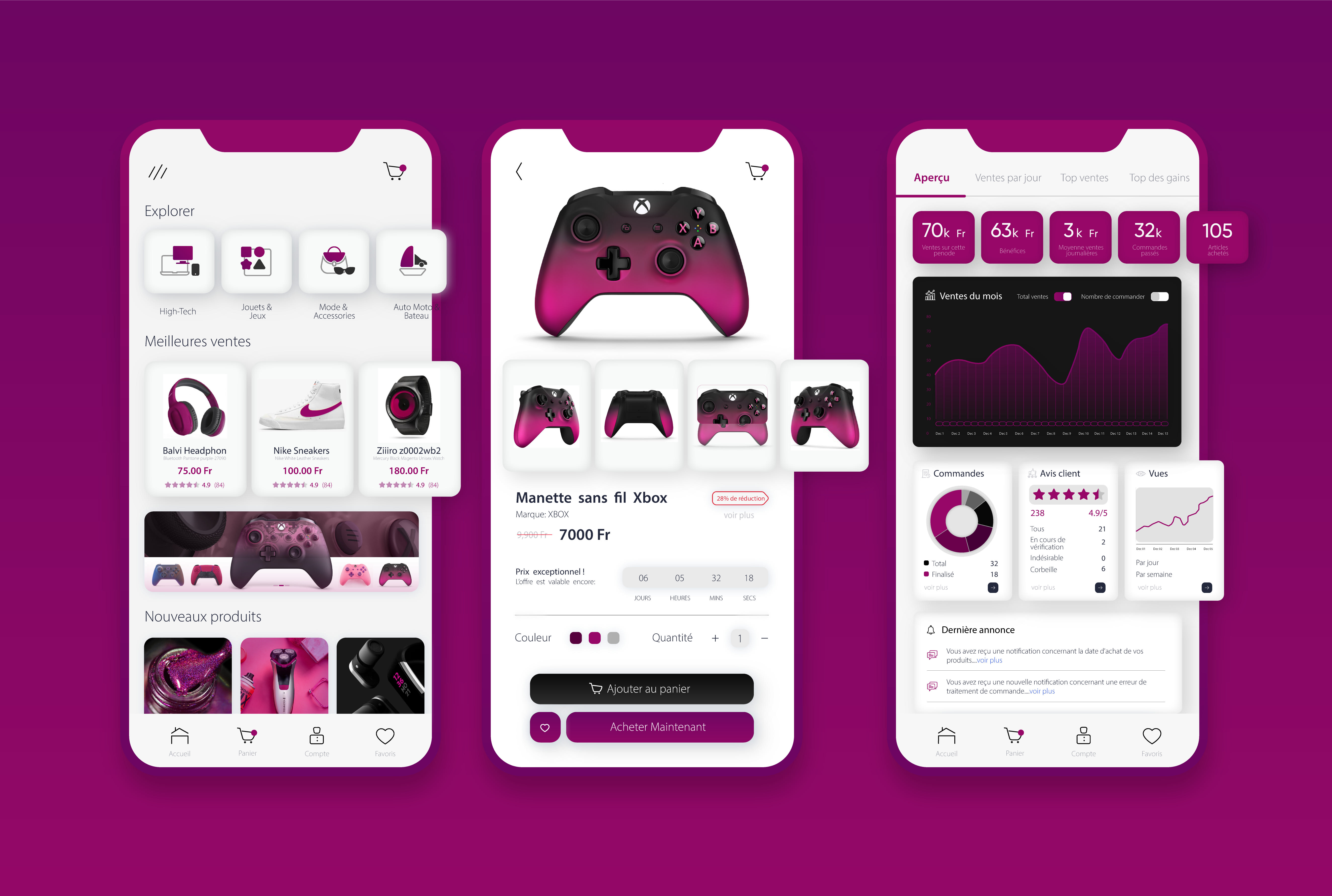 Steam.design app mockup by Rajath R on Dribbble