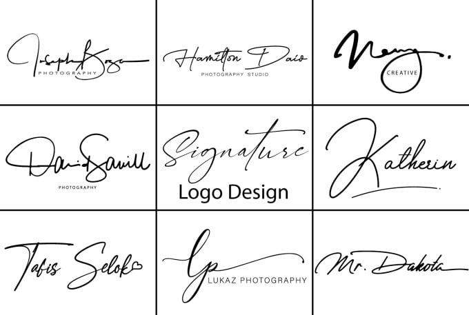 Photography Signature Logo Maker Watermark Professional Photography Logo Denk Bee