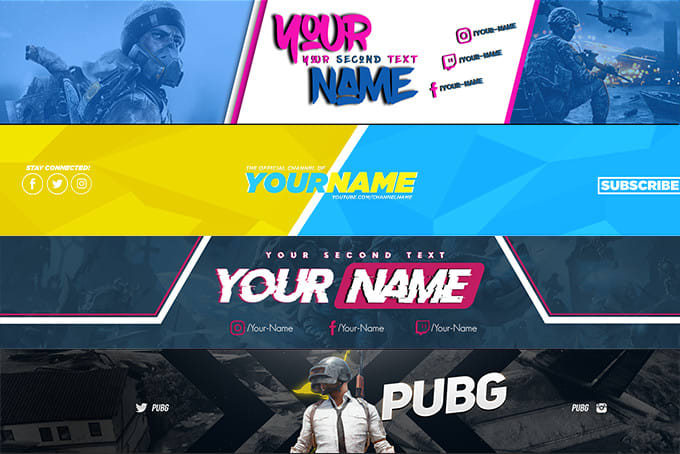 Design Quick Youtube Channel Art Banner By Sanjoo101