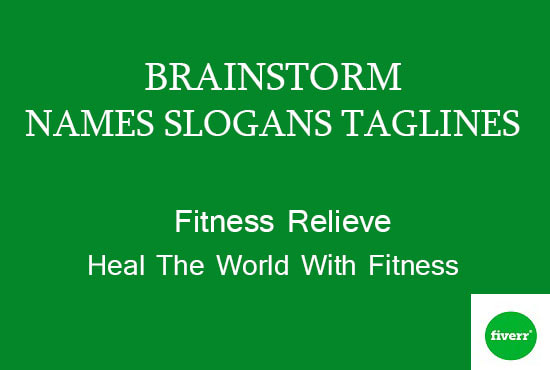 Make Powerful Brand Or Company Names And Taglines Or Slogans By