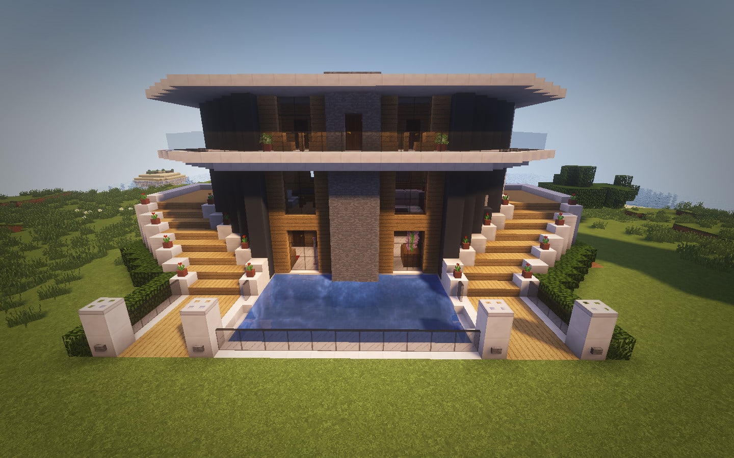 Make you a very good mansion in minecraft by Killtobehappy  Fiverr