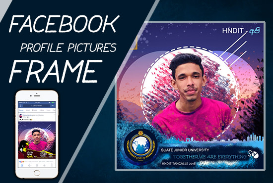 Design A Facebook Profile Picture Frame By Gdc Kavinda Fiverr