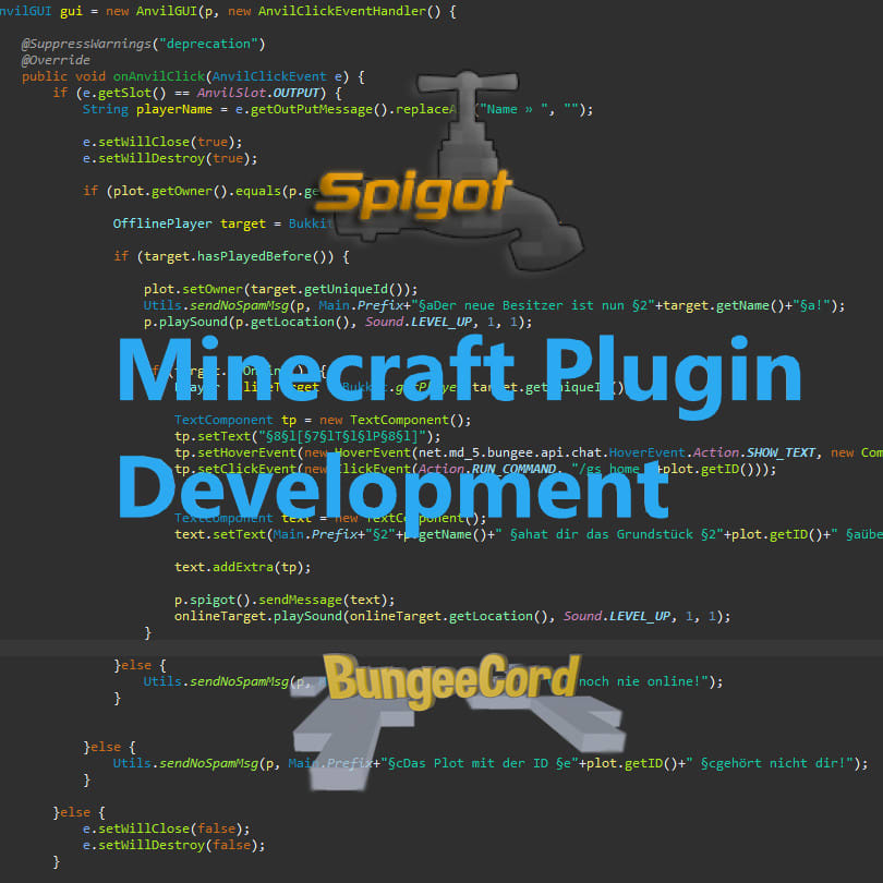 Create A Spigot Or Bungeecord Plugin For Your Network Or Server By Devofvictory