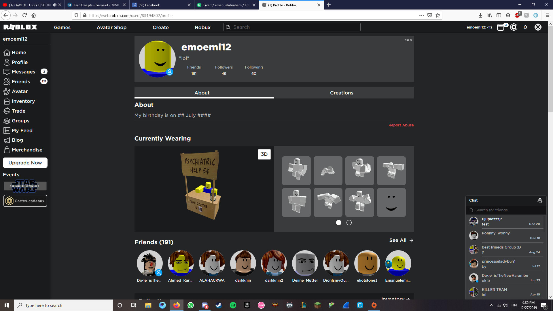 Play Roblox With You By Emanuelabraham