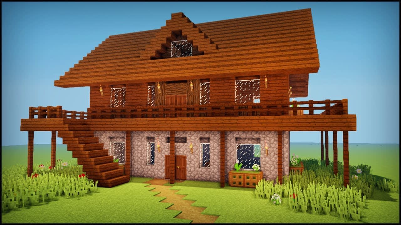 Build you a very nice minecraft house by Warpython