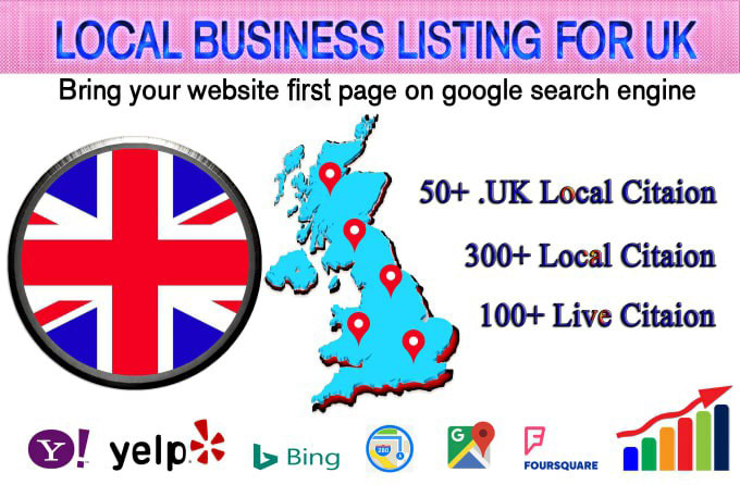 Do Top 300 Local Citation Or Local Listing For Uk By Expertseokids