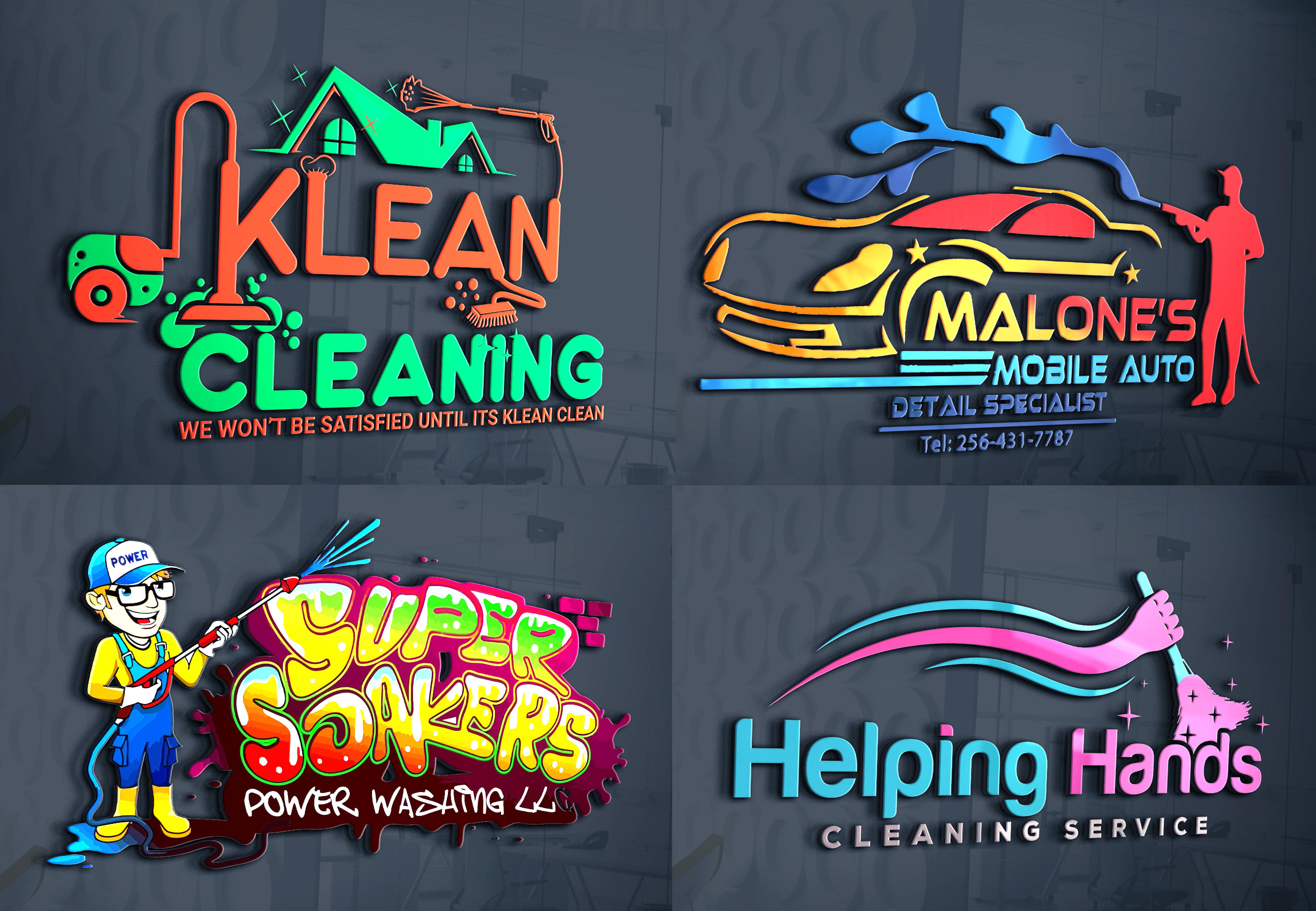 free pressure washing logo